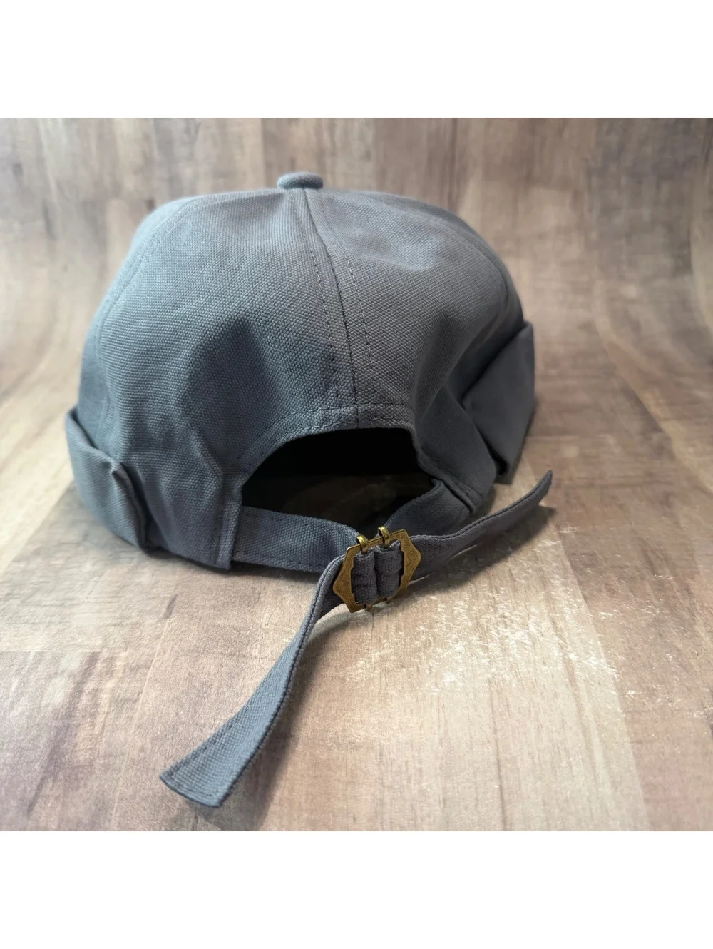 Dry Goods Supplies Denim Adjustable Docker Cap Hat Men Blue
